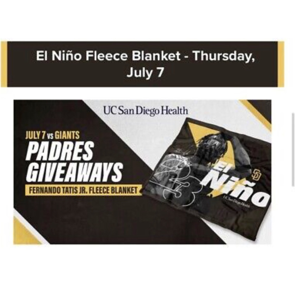 El Niño Tatis Fleece Blanket